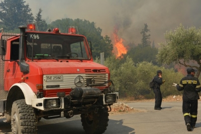 Κρήτη: Πυρκαγιά σε αγροτική
