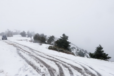 Πυκνό χιόνι στην Κοζάνη -