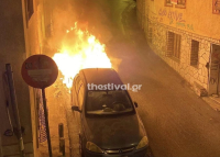 Θεσσαλονίκη: Έβαλαν φωτιά