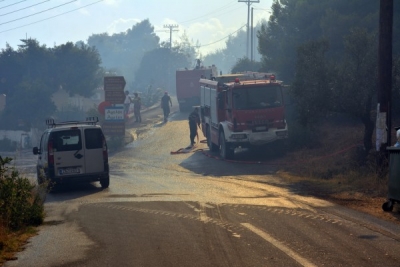 Έκλεισαν δρόμοι σε