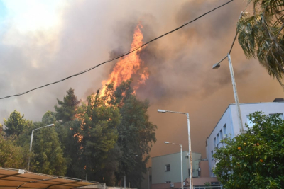 Φωτιά στην Πάτρα: Πήρε