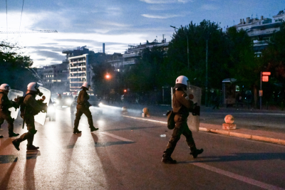 Ένταση στην Ευελπίδων μετά