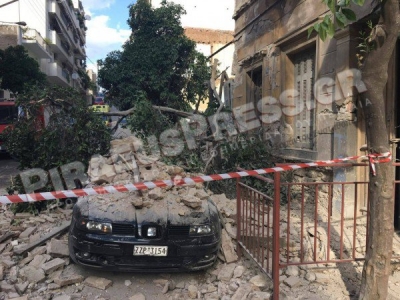 Μερική κατάρρευση κτιρίου