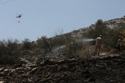 Σε ύφεση οι πυρκαγιές σε