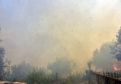 Σε ύφεση η πυρκαγιά στο